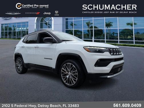 Bright White Clearcoat 2023 Jeep Compass Limited