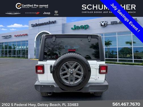 Bright White Clearcoat 2024 Jeep Wrangler Sport