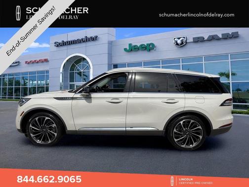 Pearl Metallic 2023 Lincoln Aviator Reserve RWD