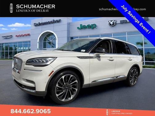 Pearl Metallic 2023 Lincoln Aviator Reserve RWD