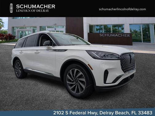Pristine White 2026 Lincoln Aviator Premiere