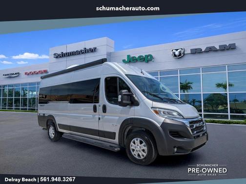Bright Silver Clearcoat Metallic 2025 RAM ProMaster 3500 Window Van High Roof