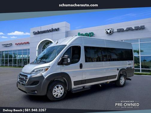 Bright Silver Clearcoat Metallic 2025 RAM ProMaster 3500 Window Van High Roof