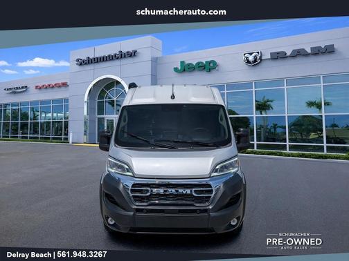 Bright Silver Clearcoat Metallic 2025 RAM ProMaster 3500 Window Van High Roof