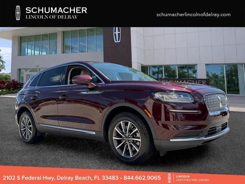 Burgundy 2022 Lincoln Nautilus Standard