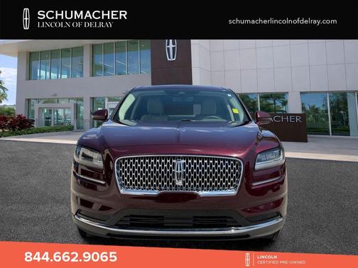 Burgundy 2022 Lincoln Nautilus Standard