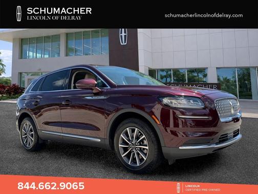Burgundy 2022 Lincoln Nautilus Standard