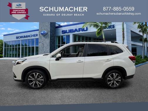 Crystal White Pearl 2023 Subaru Forester Limited
