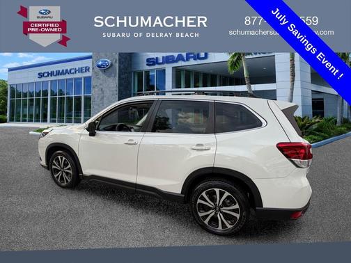 Crystal White Pearl 2023 Subaru Forester Limited