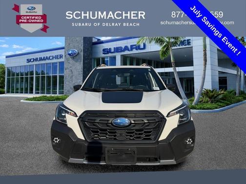 Crystal White Pearl 2023 Subaru Forester Wilderness