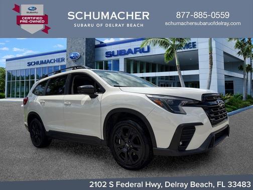 Crystal White Pearl 2024 Subaru Ascent Onyx Edition