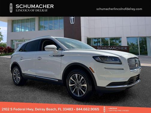 White Metallic 2023 Lincoln Nautilus Standard
