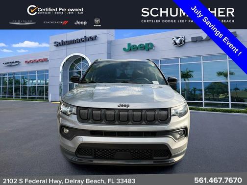 Billet Silver Metallic Clearcoat 2022 Jeep Compass Latitude