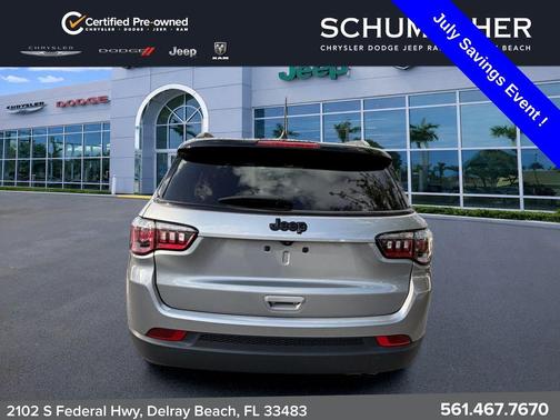Billet Silver Metallic Clearcoat 2022 Jeep Compass Latitude