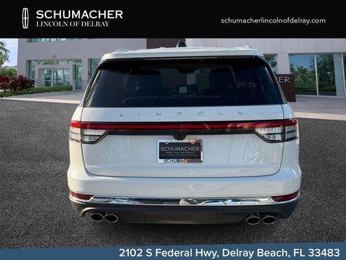 Pristine White 2026 Lincoln Aviator Reserve RWD