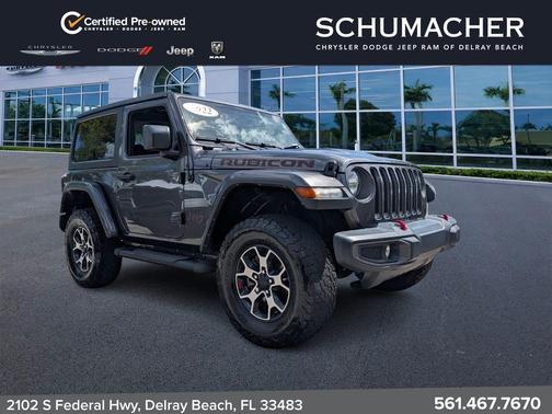 Granite Crystal Clearcoat Metallic 2022 Jeep Wrangler Rubicon