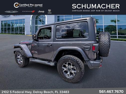 Granite Crystal Clearcoat Metallic 2022 Jeep Wrangler Rubicon