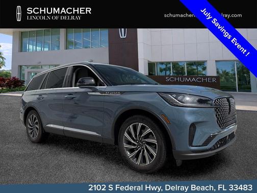 Blue Metallic 2026 Lincoln Aviator Premiere