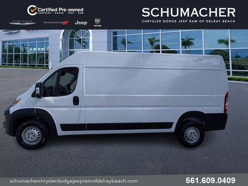 Bright White Clearcoat 2025 RAM ProMaster 2500 High Roof