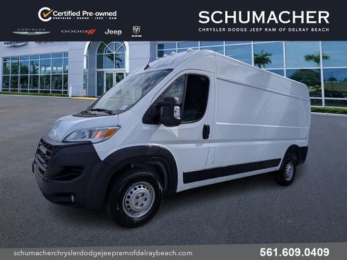 Bright White Clearcoat 2025 RAM ProMaster 2500 High Roof