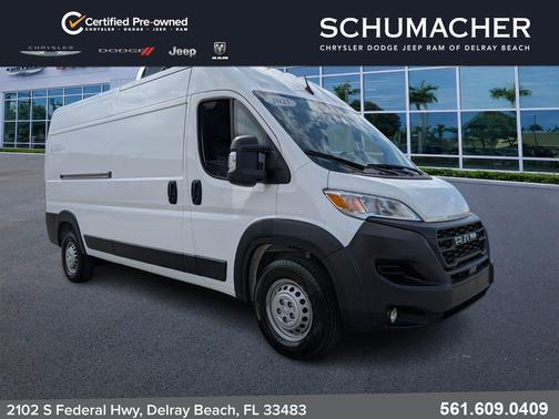 Bright White Clearcoat 2025 RAM ProMaster 2500 High Roof