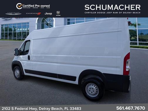 Bright White Clearcoat 2025 RAM ProMaster 2500 High Roof