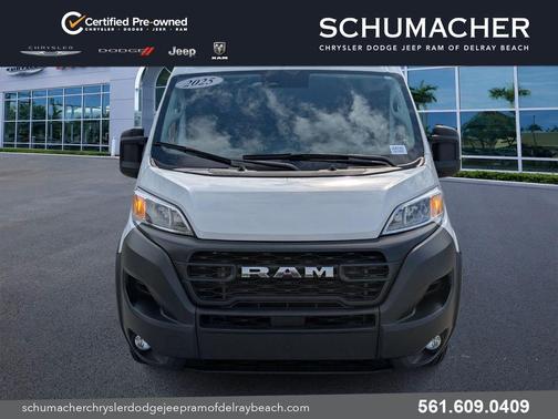 Bright White Clearcoat 2025 RAM ProMaster 2500 High Roof