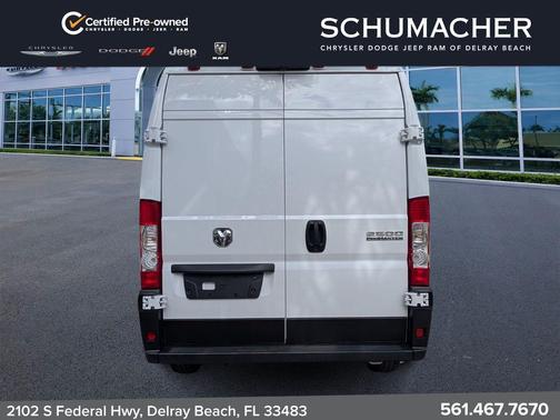 Bright White Clearcoat 2025 RAM ProMaster 2500 High Roof