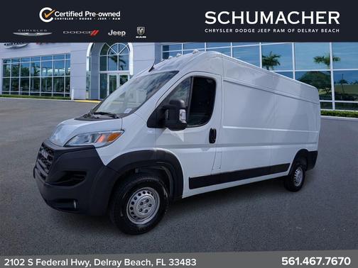 Bright White Clearcoat 2025 RAM ProMaster 2500 High Roof