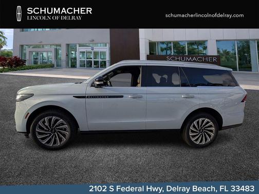 Crystal White Metallic 2026 Lincoln Navigator Black Label