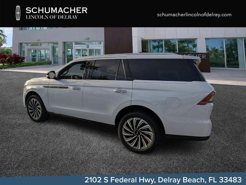 Crystal White Metallic 2026 Lincoln Navigator Black Label