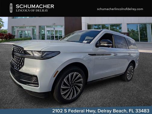 Crystal White Metallic 2026 Lincoln Navigator Black Label