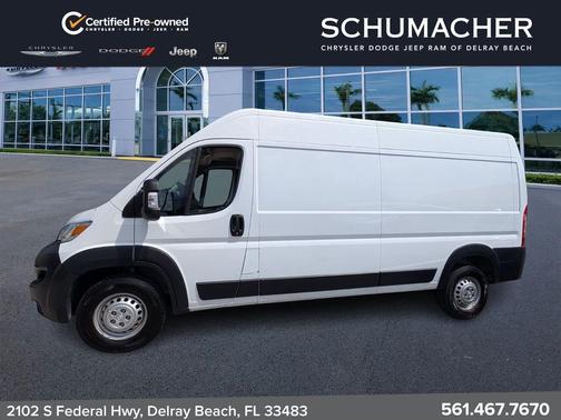 Bright White Clearcoat 2025 RAM ProMaster 2500 High Roof