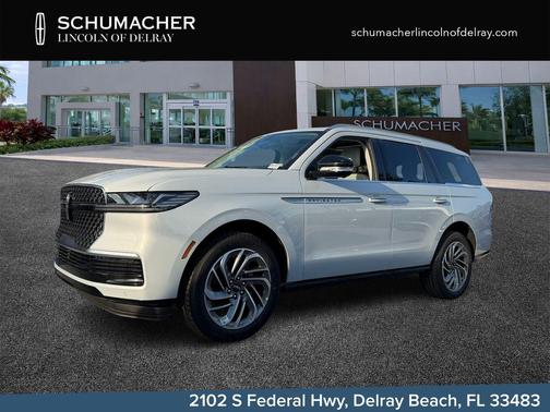 Crystal White Metallic 2026 Lincoln Navigator Reserve