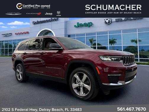 Velvet Red Pearlcoat 2022 Jeep Grand Cherokee L Limited