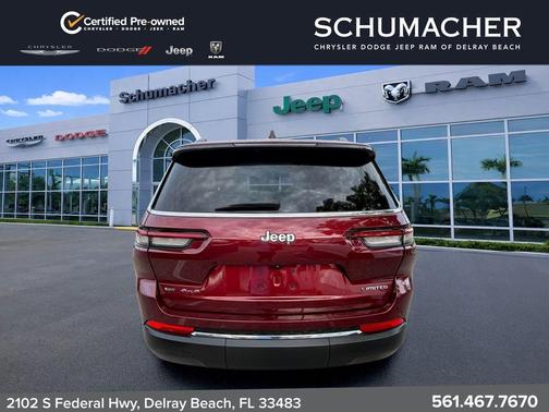 Velvet Red Pearlcoat 2022 Jeep Grand Cherokee L Limited