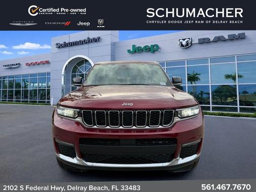 Velvet Red Pearlcoat 2022 Jeep Grand Cherokee L Limited