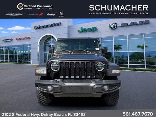 Granite Crystal Clearcoat Metallic 2022 Jeep Wrangler Unlimited Sport