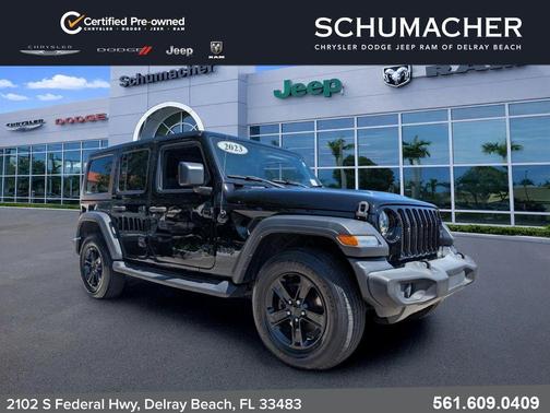 Black Clearcoat 2023 Jeep Wrangler Sport