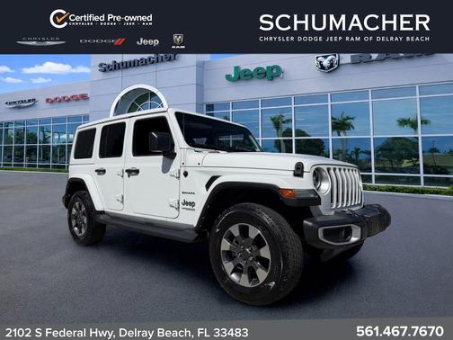 Bright White Clearcoat 2021 Jeep Wrangler Unlimited Sahara