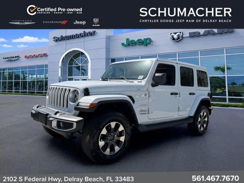Bright White Clearcoat 2021 Jeep Wrangler Unlimited Sahara