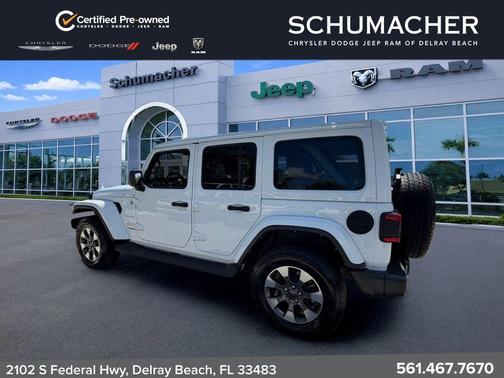 Bright White Clearcoat 2021 Jeep Wrangler Unlimited Sahara
