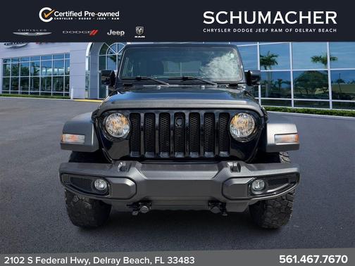 Black Clearcoat 2023 Jeep Wrangler Sport