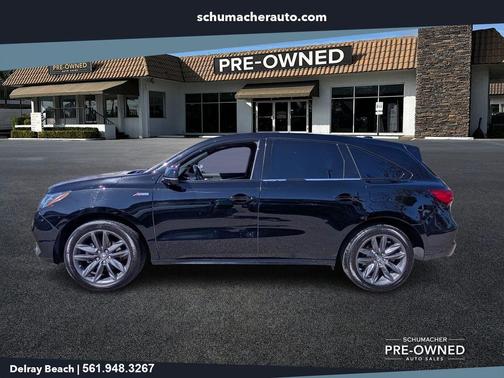 Black 2019 Acura MDX 3.5L Technology & A-Spec Pkgs