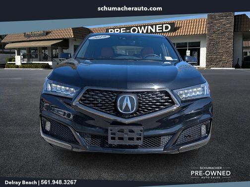 Black 2019 Acura MDX 3.5L Technology & A-Spec Pkgs