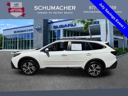 Crystal White Pearl 2021 Subaru Outback Limited