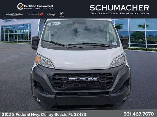 Bright White Clearcoat 2024 RAM ProMaster 2500 High Roof