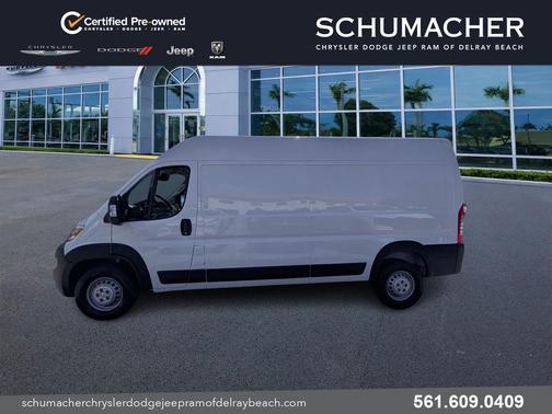 Bright White Clearcoat 2025 RAM ProMaster 2500 High Roof