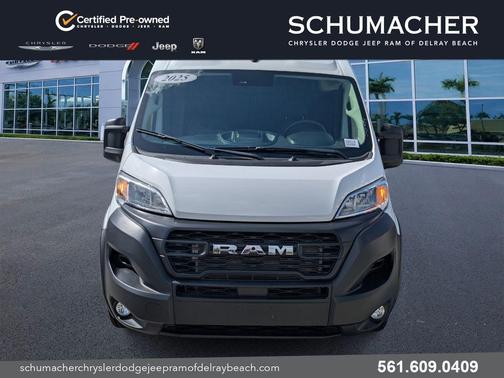 Bright White Clearcoat 2025 RAM ProMaster 2500 High Roof
