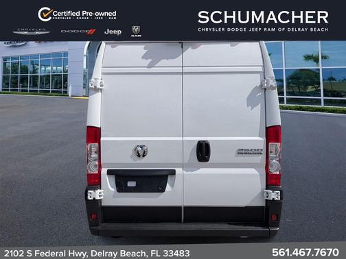 Bright White Clearcoat 2025 RAM ProMaster 2500 High Roof